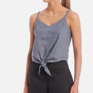NWT THE NORTH FACE hillrose hemp tank in flint stone grey size XL